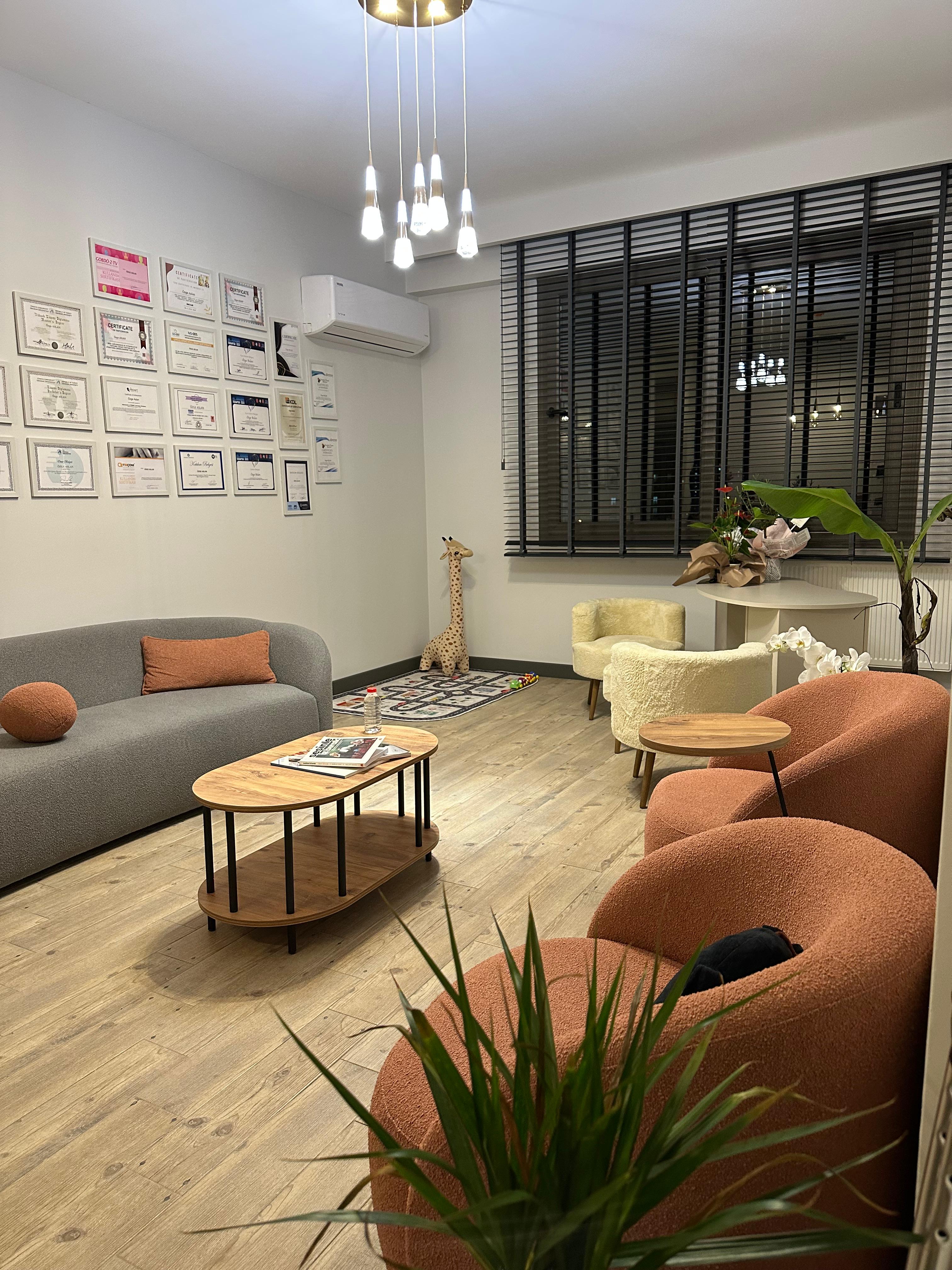 Aslan Dil ve Konuşma Merkezi bekleme alanı